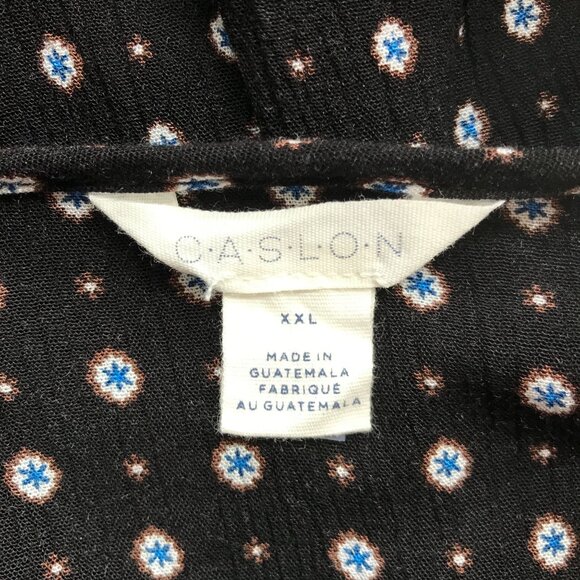 Caslon Long Sleeve Peasant Top in Black - Size XXL - Picture 4 of 6